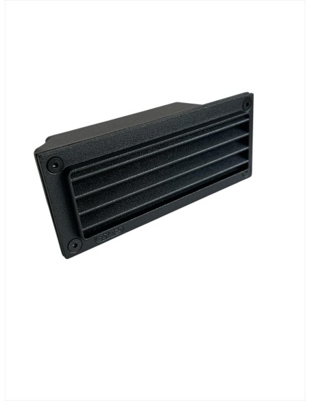 Simes S.4559.09 Rectangular Minibrique with black grille 7w G23 Ip54 Dim.185x76x92